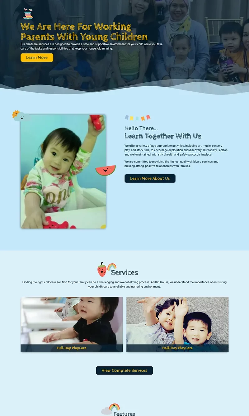 Front Home Page