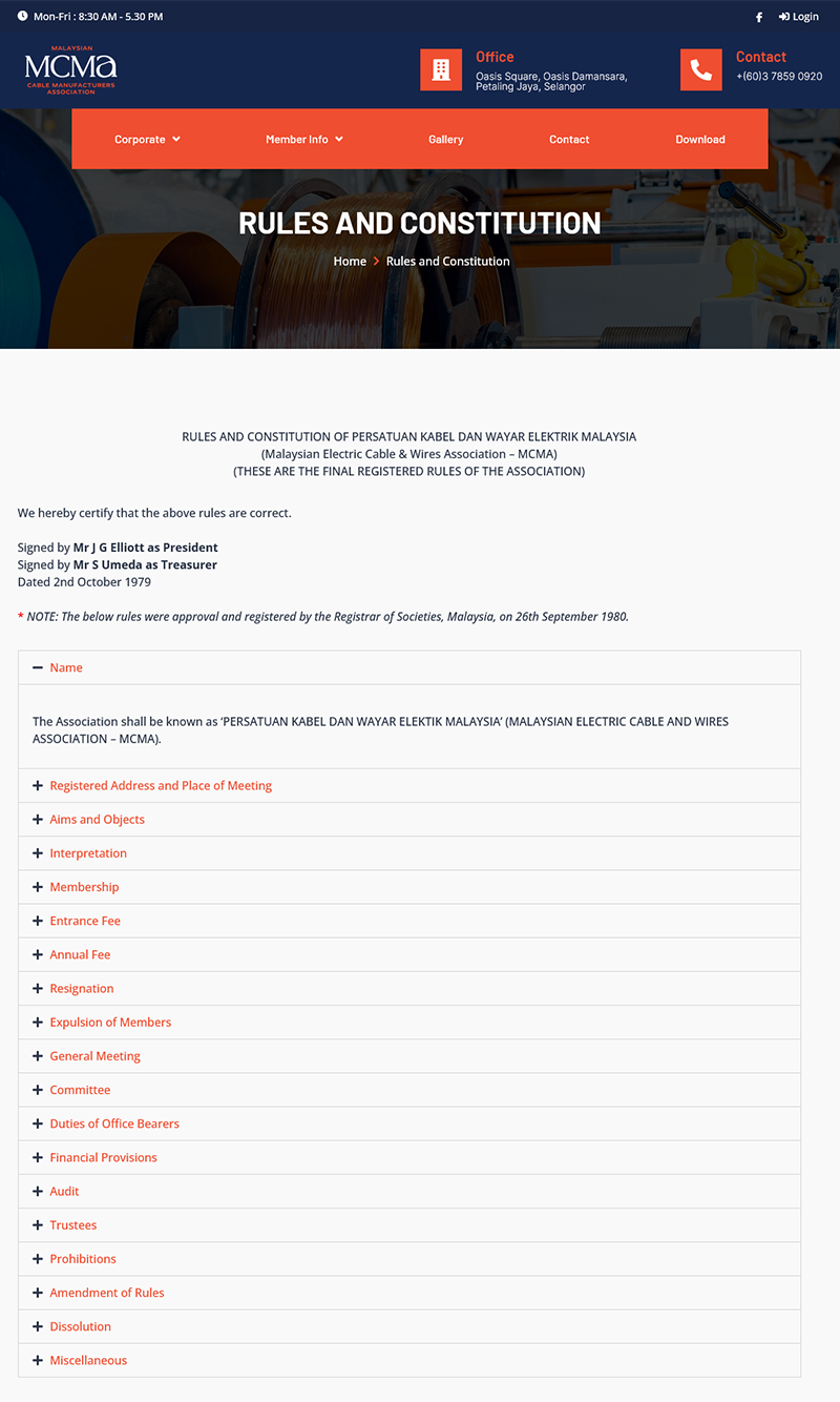 Policy Page